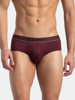 Jockey - 8037 Men Super Combed Cotton Solid Brief - Port Royale