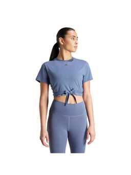 adidas - YGA ST WRAP T Blue Training Women T-Shirts