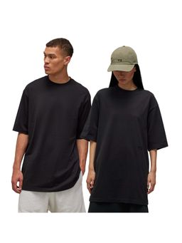 adidas Originals - U BOXY SS TEE Black Sport Style Unisex T-Shirts