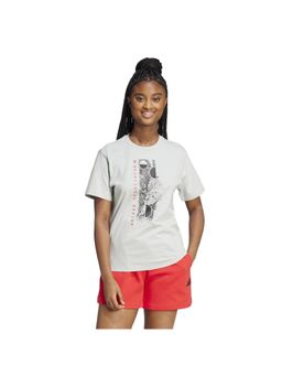 adidas - W T CE TEE 1 White Training Women T-Shirts