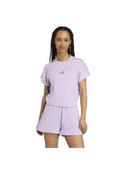 adidas - W ALL SZN TEE Purple Training Women T-Shirts