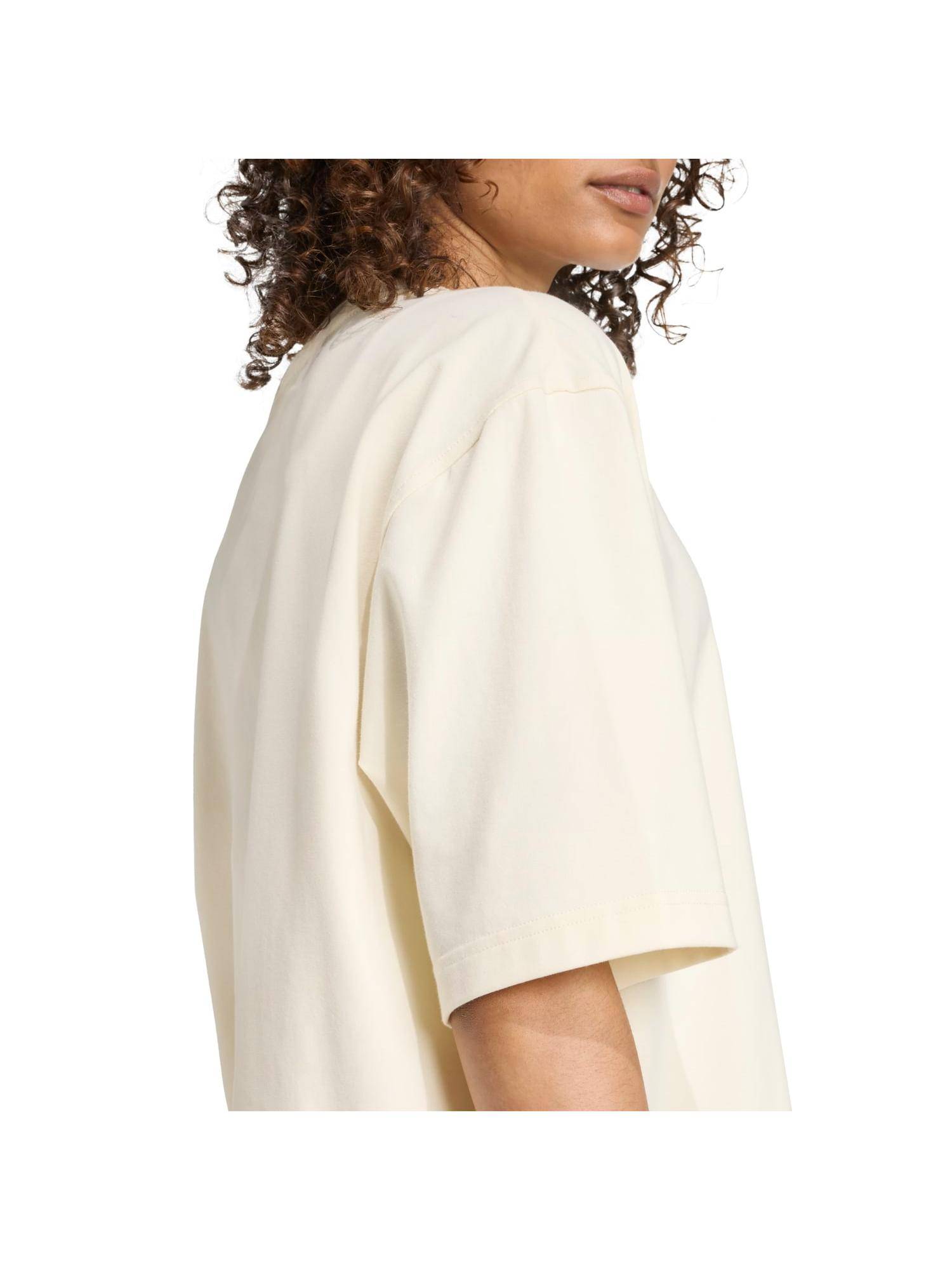 Buy adidas Originals ESS LIN TEE OS White Women T-Shirts Online