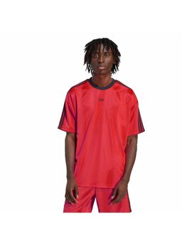 adidas Originals - JACQUARD JERSEY Red Men T-Shirts