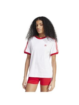 adidas Originals - 3 STRIPE TEE White Women T-Shirts