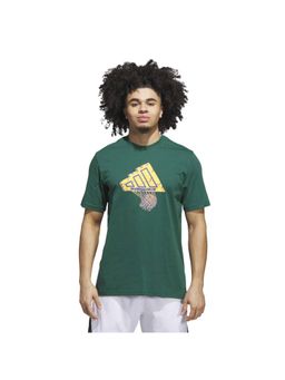 adidas Originals - FDN ILLUSTR TEE Green Basketball Men T-Shirts