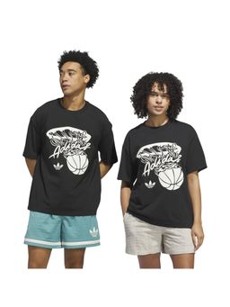 adidas Originals - HOT SHOT TEE Black Basketball Unisex T-Shirts