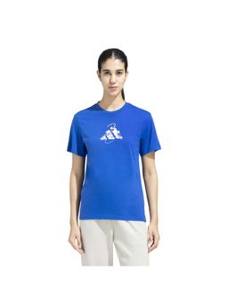 adidas - W MOS T Blue Training Women T-Shirts
