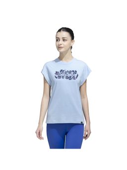 adidas - W SOFTS T 2 Blue Training Women T-Shirts