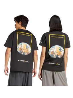 adidas - U NATGEO GF TEE Black Hiking Unisex T-Shirts