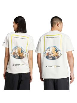 adidas - U NATGEO GF TEE White Hiking Unisex T-Shirts