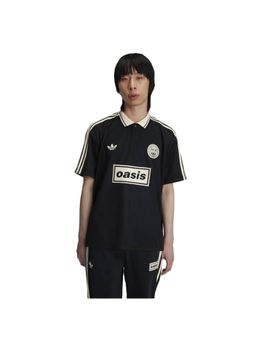 adidas Originals - JACQUARD JERSEY Black Men Polo T-shirt