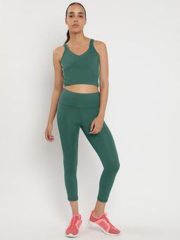 Wear Jukebox - Zen Bra and Leggings High-Rise 23 Green (Set of 2)