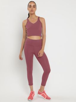 Wear Jukebox - Zen Bra and Leggings High-Rise 23 Pink (Set of 2)