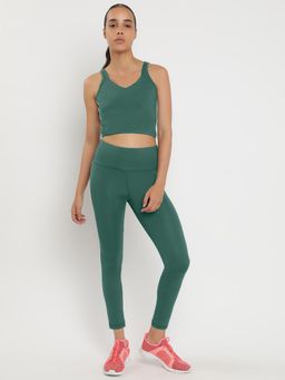 Wear Jukebox - Zen Bra and Leggings High-Rise 25 Green (Set of 2)