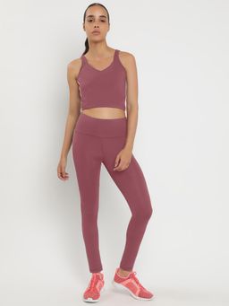 Wear Jukebox - Zen Bra and Leggings High-Rise 27 Pink (Set of 2)