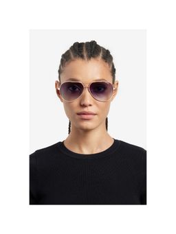 CARRERA - Womens Blue Azure Lens Gold Aviator Sunglasses with 100 UV Protection (63)