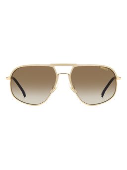 CARRERA - Mens Brown Lens Gold Navigator Sunglasses with 100% UV Protection (60)