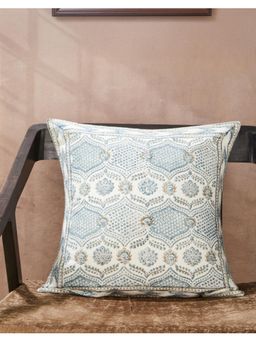 Fabindia - Blue Megh Printed Cotton Cushion Cover