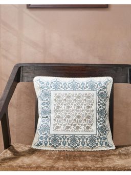 Fabindia - Blue Megh Printed Cotton Cushion Cover