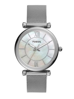 Fossil - Women's Carlie Silver Watch ES4919