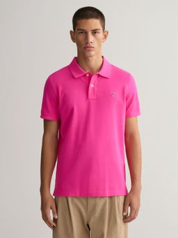 GANT - Men Pink Original Pique Polo T-Shirt
