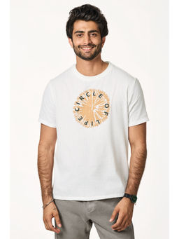 TERRA LUNA - White Pico Logo T-Shirt