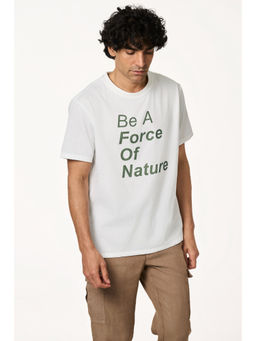 TERRA LUNA - White Pico Logo T-Shirt