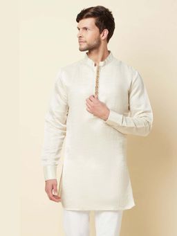 Spring Break - Ravello Cream Mandarin Neck Kurta