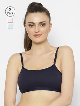 Floret - Wirefree Non-padded Sporty Bra - Multi-Color