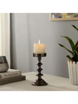 De Maison Decor - Ebon Whisper Black Candle Holder