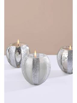 DOFT - Silver Dusk Pure Bliss Scented Candles (Set of 3)