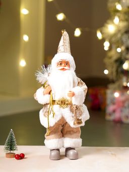 Little Surprise Box - Dark Gold Santa Christmas Decor