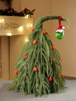 Little Surprise Box - Green Grinch Inspired Tabletop Christmas Tree