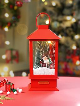 Little Surprise Box - Large Red Snowglobe Lantern