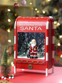 Little Surprise Box - Red Letters for Santa Snowglobe Mailbox