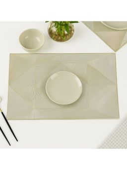 VIVALUXORA - Rose Box Gold Table Placemats (Pack of 6)