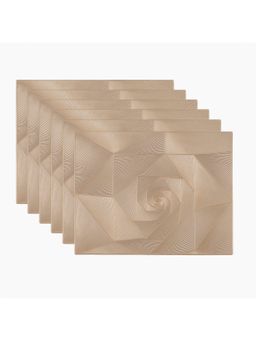 VIVALUXORA - Rose Box Rose Gold Table Placemats (Pack of 6)