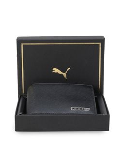 Puma - Leather Emb. Unisex Black Wallets