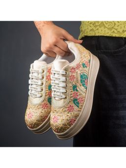 RETTROSE - Multi-Color Heer Embellished Sneakers