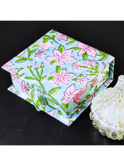 TheYUGO - Bougainvillea Handmade Note Slips In Fabric Box