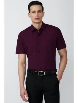Van Heusen - Solid Purple Shirt
