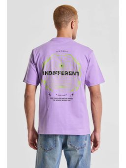Snitch - Men Lavender Graphic T-Shirt
