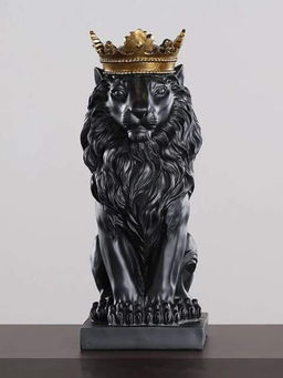 The Artment - Nordic Minimalist Regal Lion- Black