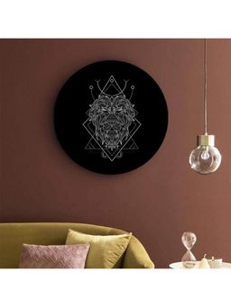 The Artment - Black And White Geometry Zodiac Canvases (matte Finish)- Leo