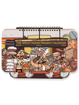 Happywagon - 2024 The Great Indian Railway Desk Calendar
