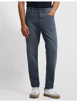 Arrow Newyork - Men Grey Soho Slim Tapered Fit Air Soft Jeans