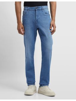 Arrow Newyork - Men Blue Soho Slim Tapered Fit Whiskered Jeans