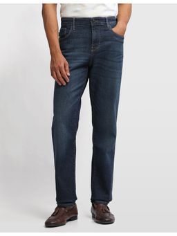 Arrow Newyork - Blue Men Bronx Regular Whiskered Jeans