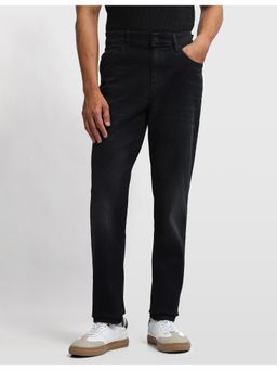 Arrow Newyork - Black Men Soho Slim Tapered Fit Mid Rise Jeans