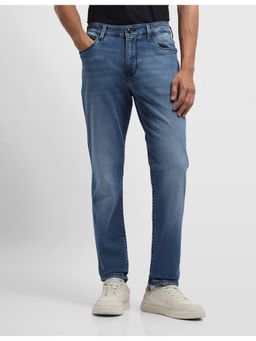 Arrow Newyork - Blue Men Soho Slim Tapered Fit Air Soft Jeans